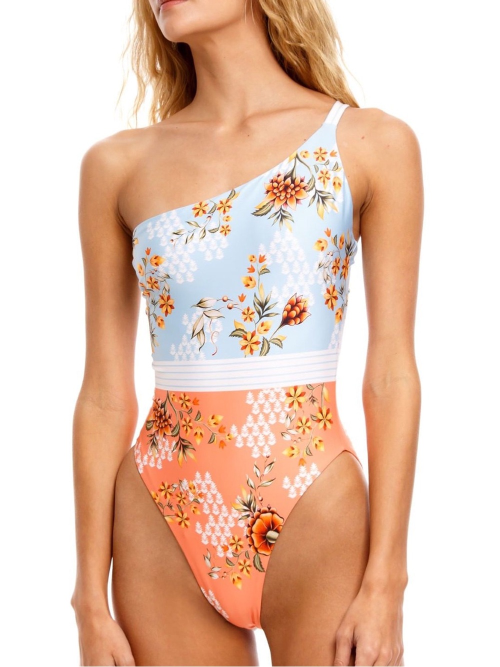 Agua Bendita Sunbaze Andrea One Piece Reversible Swimsuit Swim Small